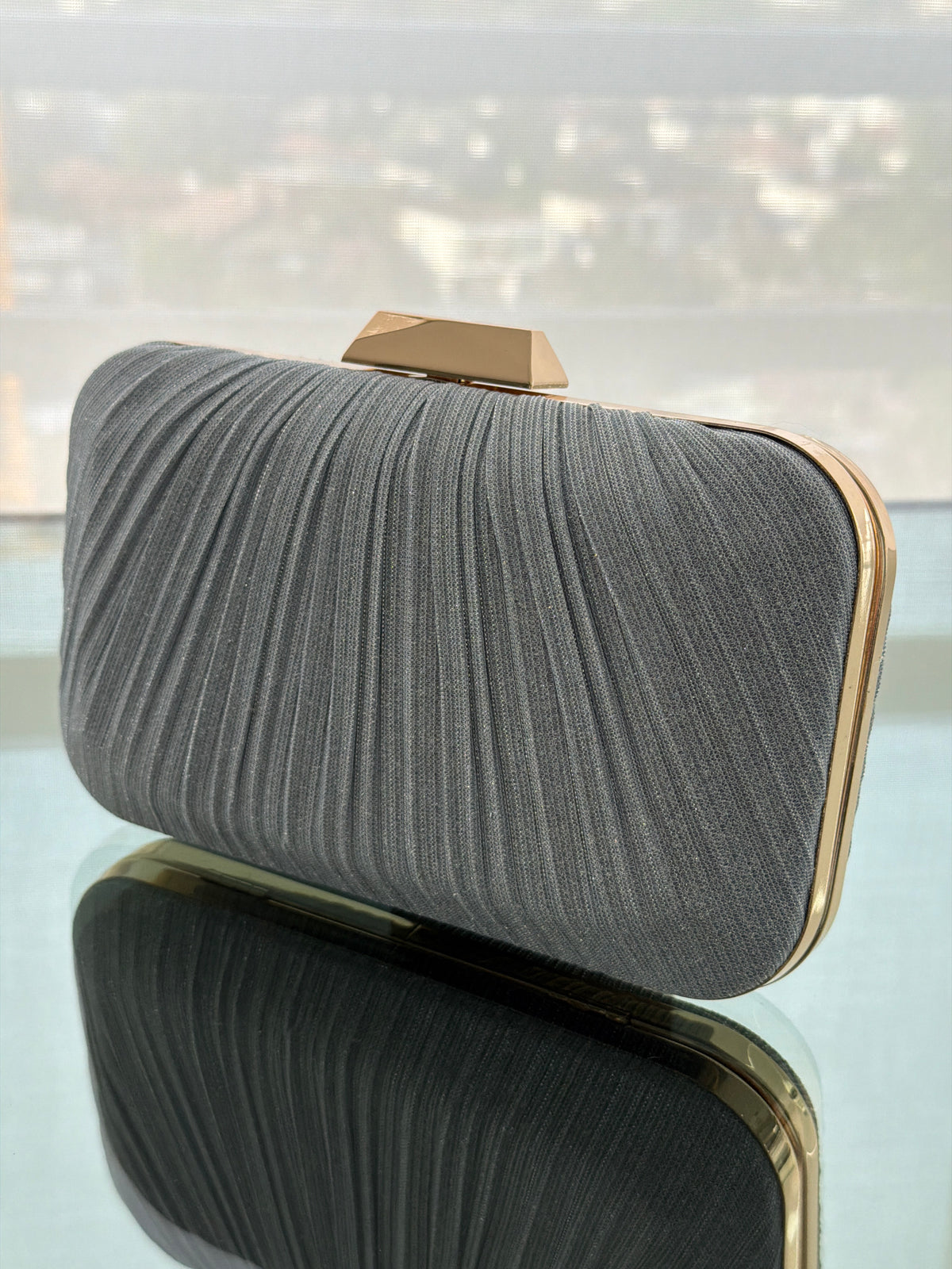 CARTERA DE FIESTA PLATEADA 900239