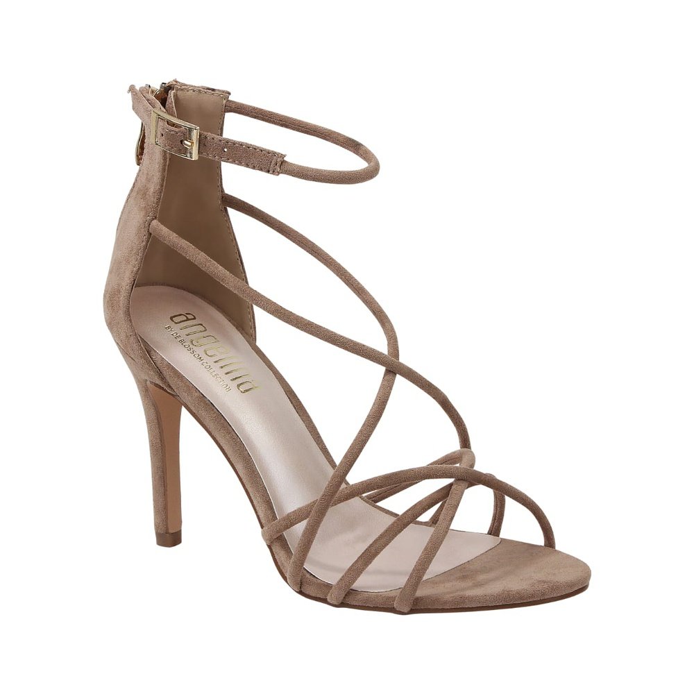 ZAPATO TACO ALTO AGEN10 DORADO