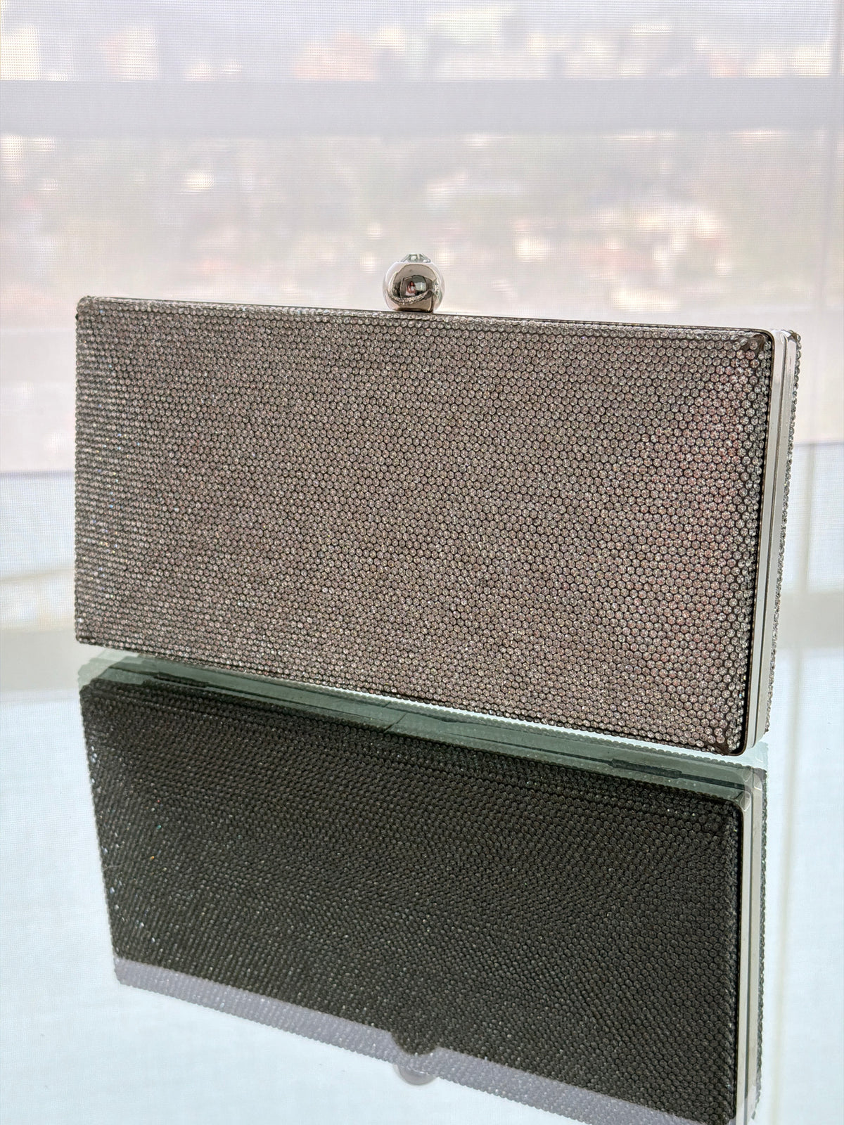 CARTERA DE FIESTA PLATEADA 12411