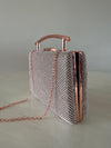 CARTERA DE FIESTA ROSE GOLD IS447