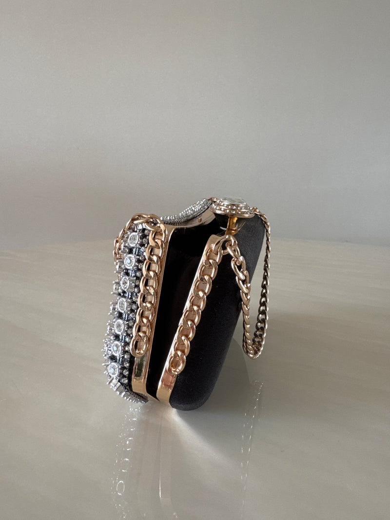CARTERA DE FIESTA NEGRA 12111