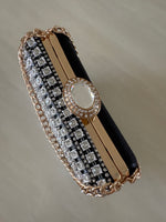 CARTERA DE FIESTA NEGRA 12111