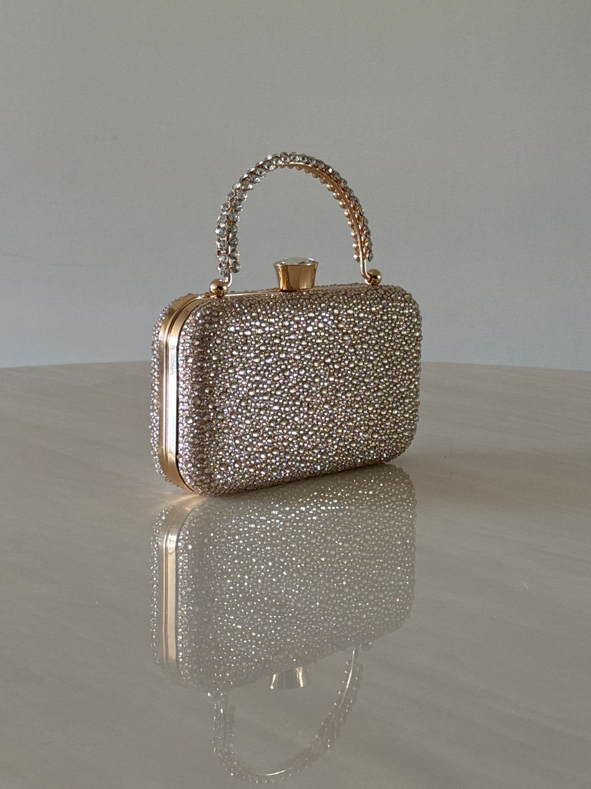 CARTERA DE FIESTA DORADO 2398