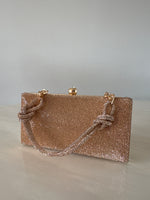 CARTERA DE FIESTA ROSE GOLD 12411