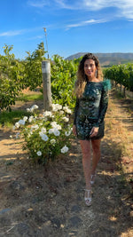 VESTIDO CORTO C2066 VERDE