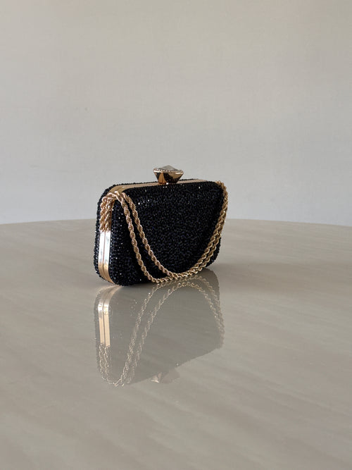 CARTERA DE FIESTA NEGRA 2393