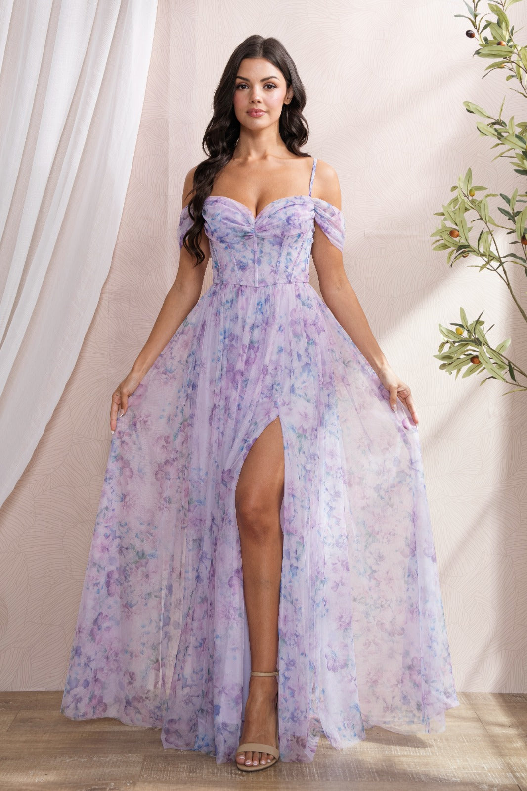 VESTIDO LARGO VIOLET DREAM