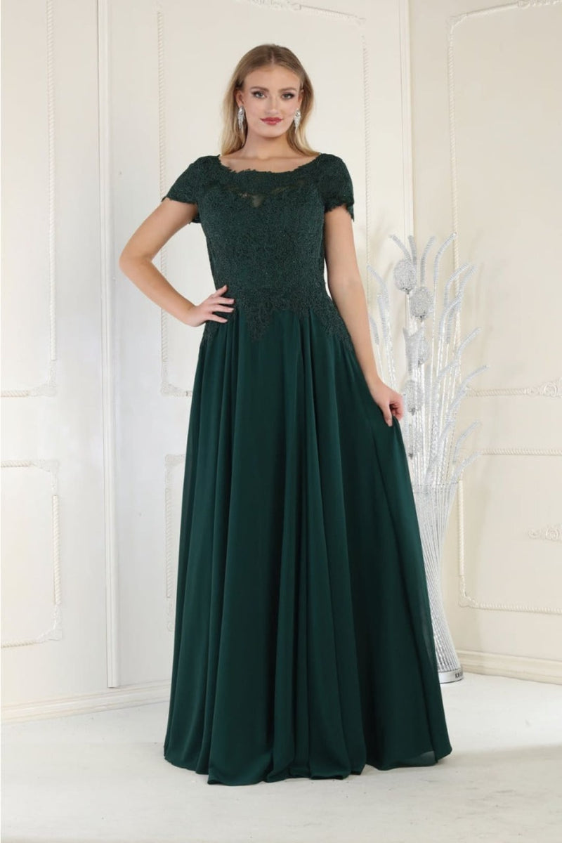 VESTIDO LARGO BEATRICE VERDE