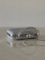 CARTERA DE FIESTA PLATEADO 2398