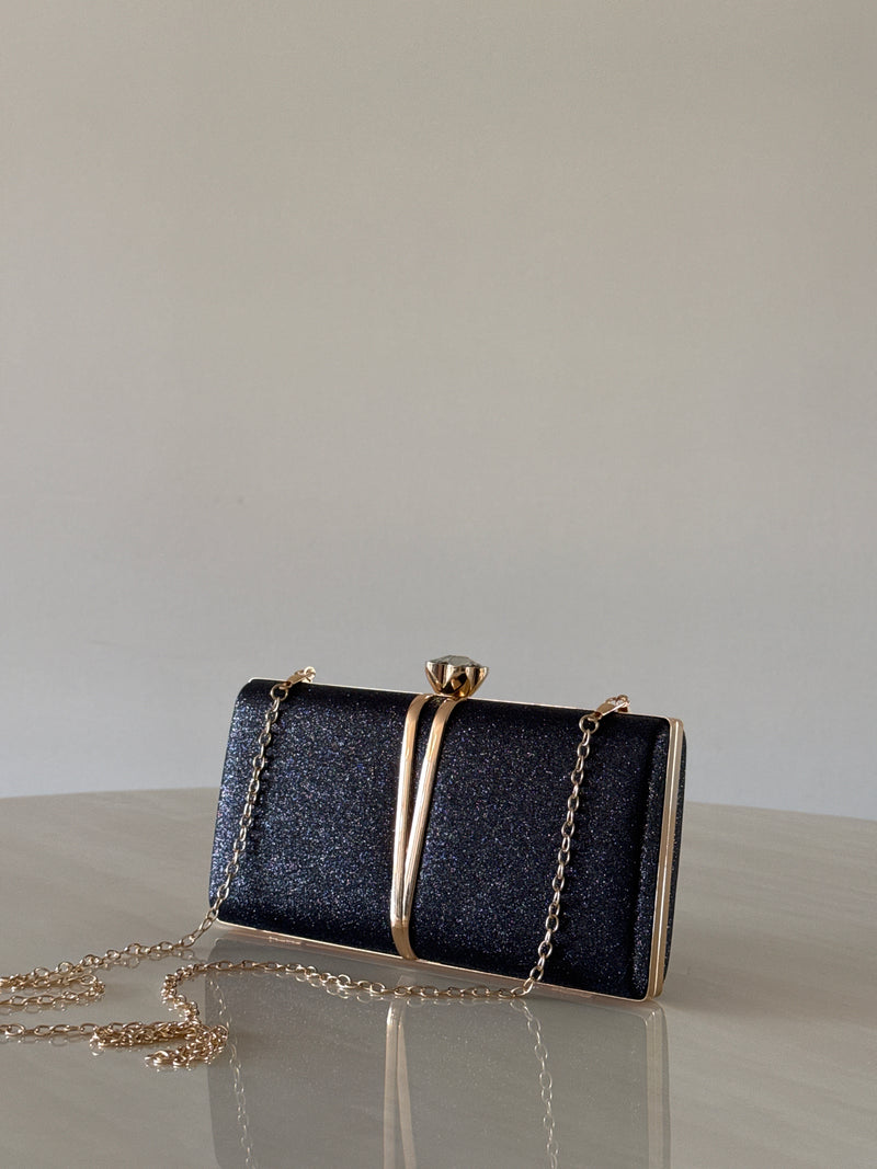 CARTERA DE FIESTA NEGRA 2395