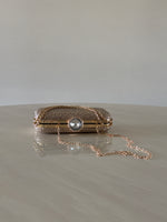 CARTERA DE FIESTA DORADA 2393