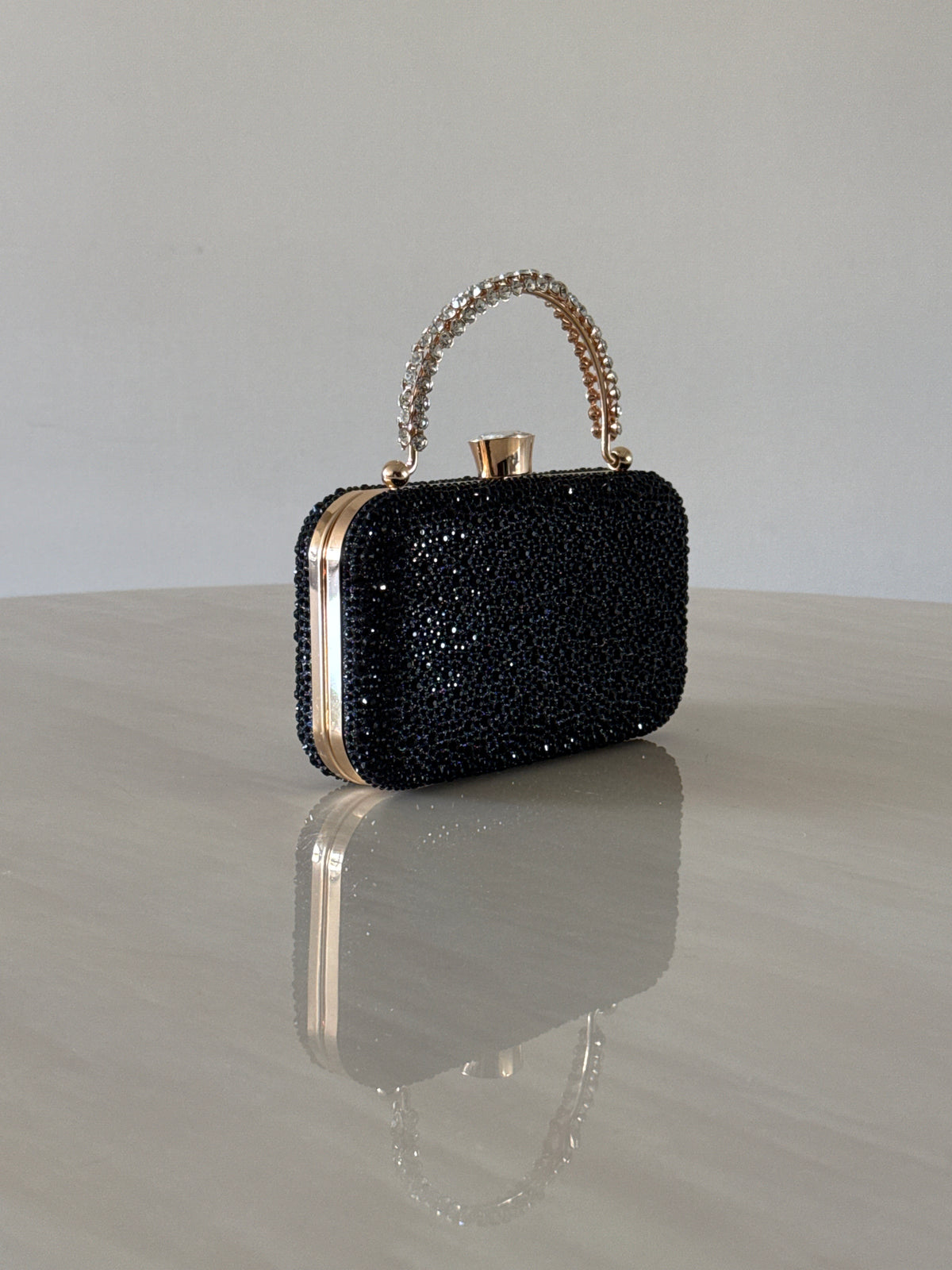 CARTERA DE FIESTA NEGRO 2398
