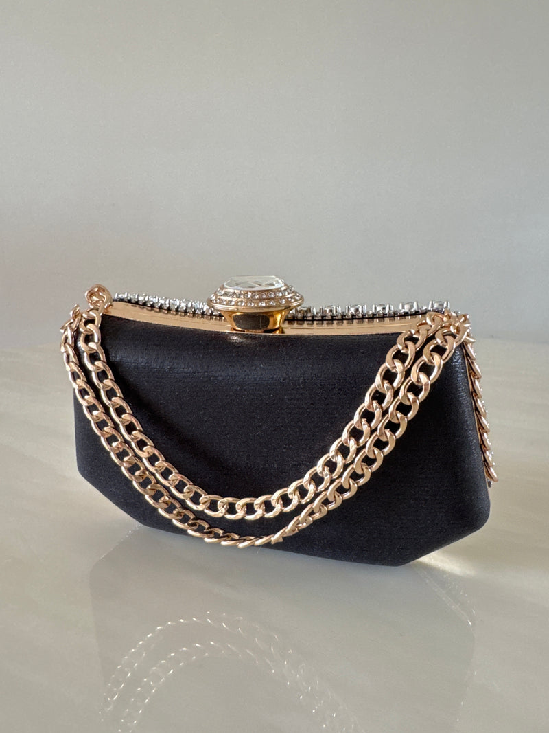 CARTERA DE FIESTA NEGRA 12111