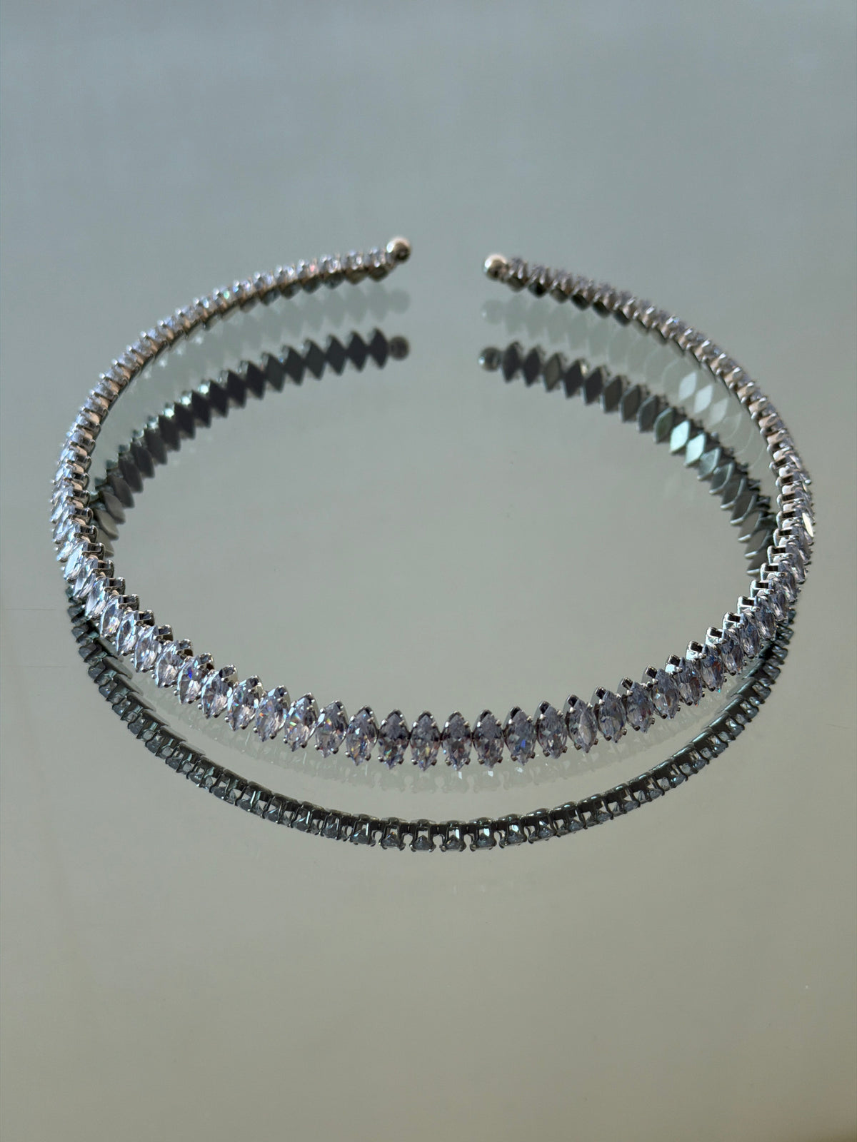 COLLAR CHOCKER PLATEADO