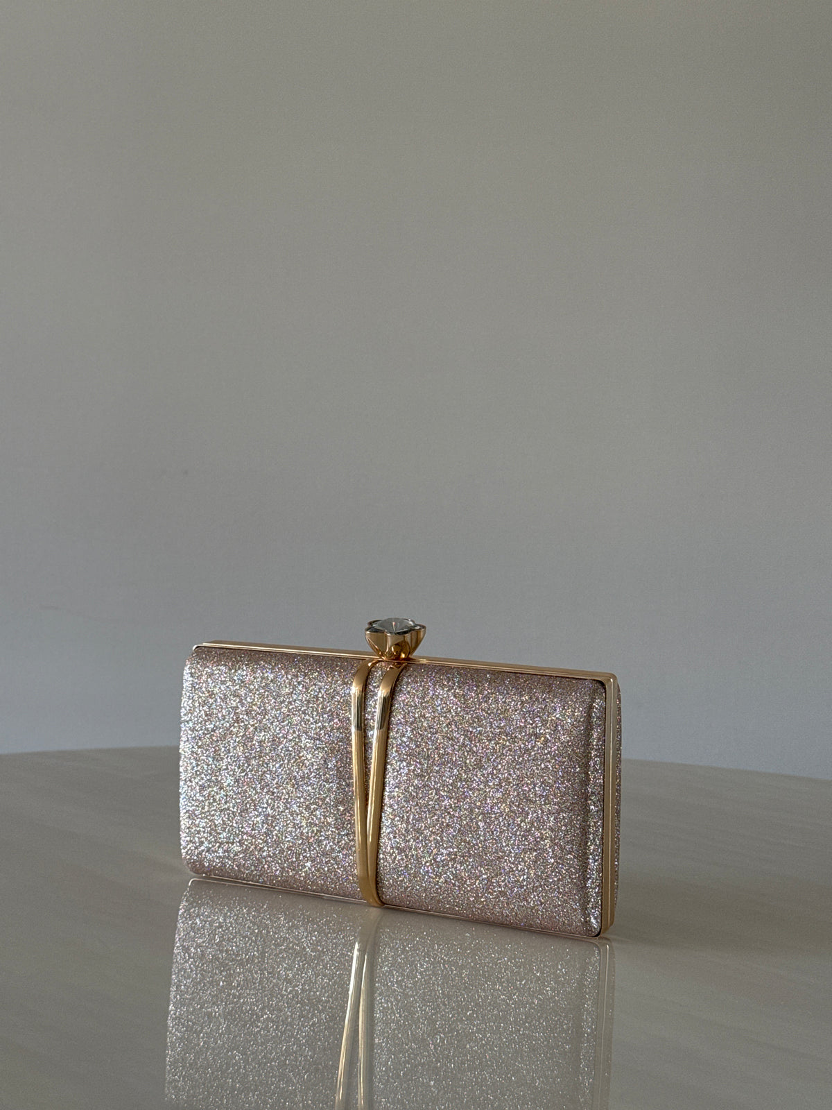 CARTERA DE FIESTA DORADA 2395