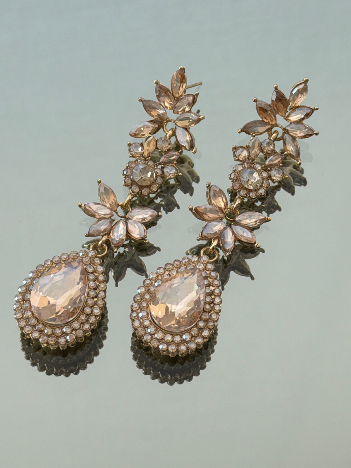 ARO LARGO DESTELLO DORADO