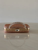 CARTERA DE FIESTA ROSE GOLD 2398