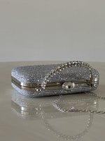 CARTERA DE FIESTA PLATEADO 2398