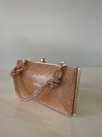 CARTERA DE FIESTA ROSE GOLD 12411
