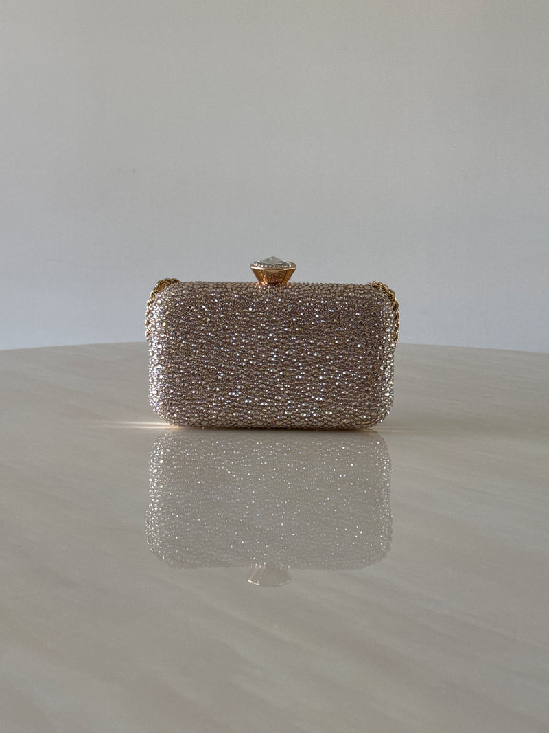 CARTERA DE FIESTA DORADA 2393