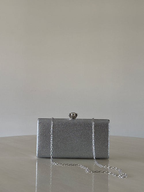 CARTERA DE FIESTA PLATEADA 2395