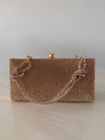 CARTERA DE FIESTA ROSE GOLD 12411