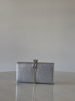 CARTERA DE FIESTA PLATEADA 2395