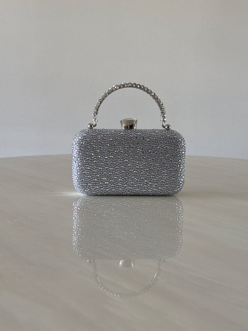 CARTERA DE FIESTA PLATEADO 2398