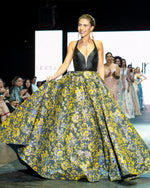 VESTIDO LARGO L2273 AMARILLO