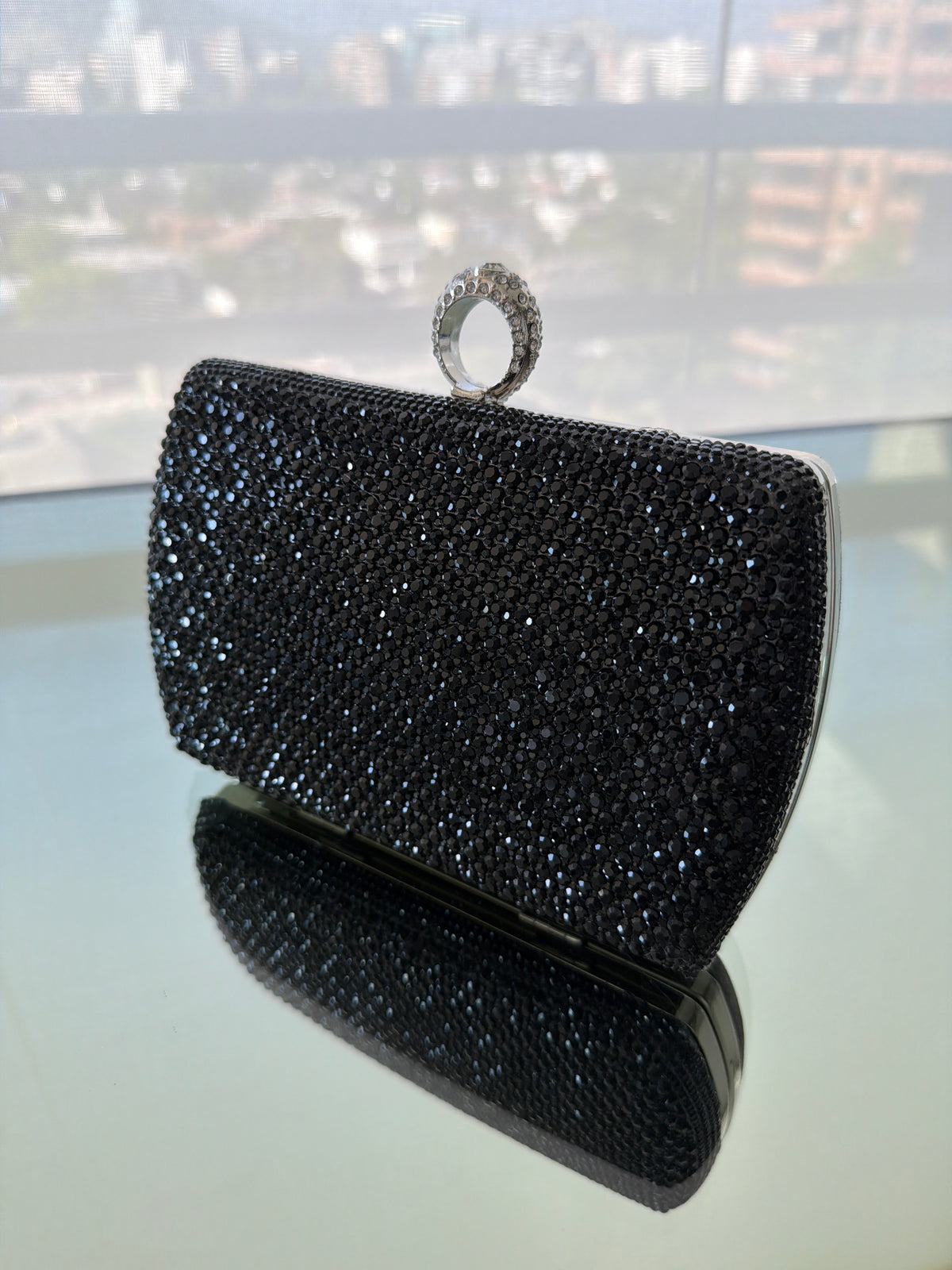 CARTERA DE FIESTA NEGRA 2503