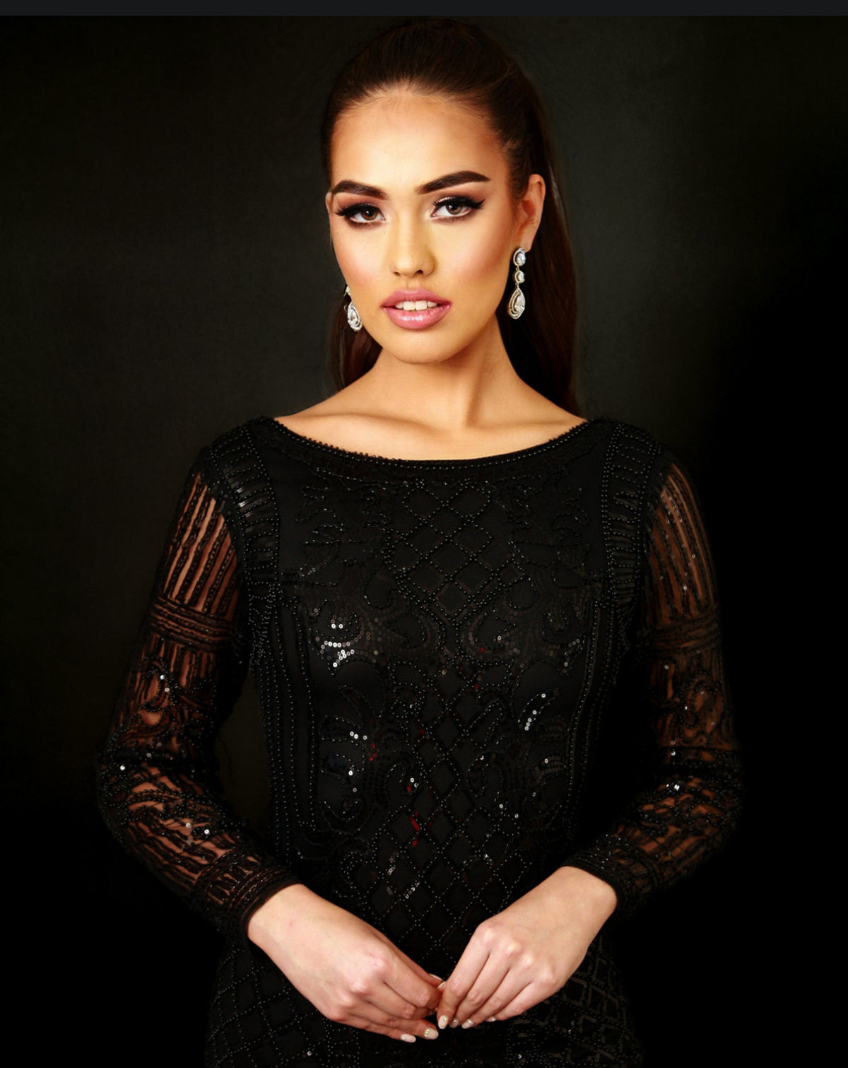 VESTIDO CORTO C288 NEGRO
