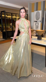 VESTIDO DE FIESTA DORADO L512330