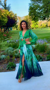 VESTIDO DE FIESTA LARGO L512300 VERDE