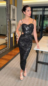 VESTIDO DE FIESTA L613329 NEGRO