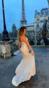 VESTIDO DE FIESTA LARGO L98302 CHAMPAGNE