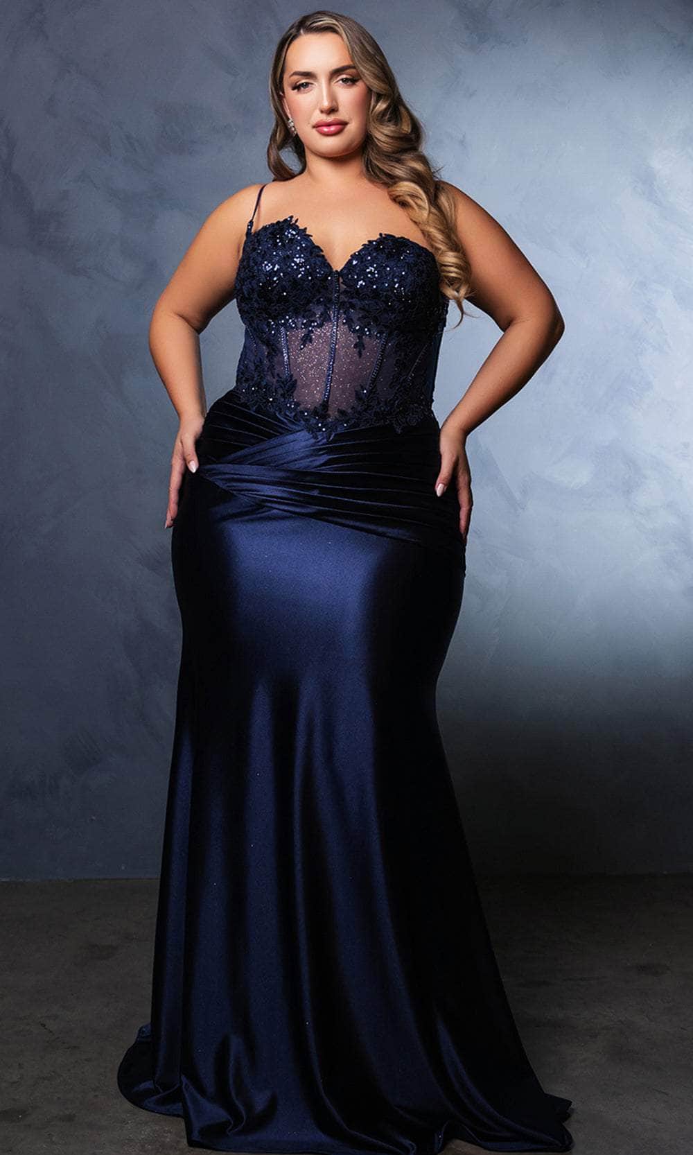VESTIDO LARGO AMALFI AZUL