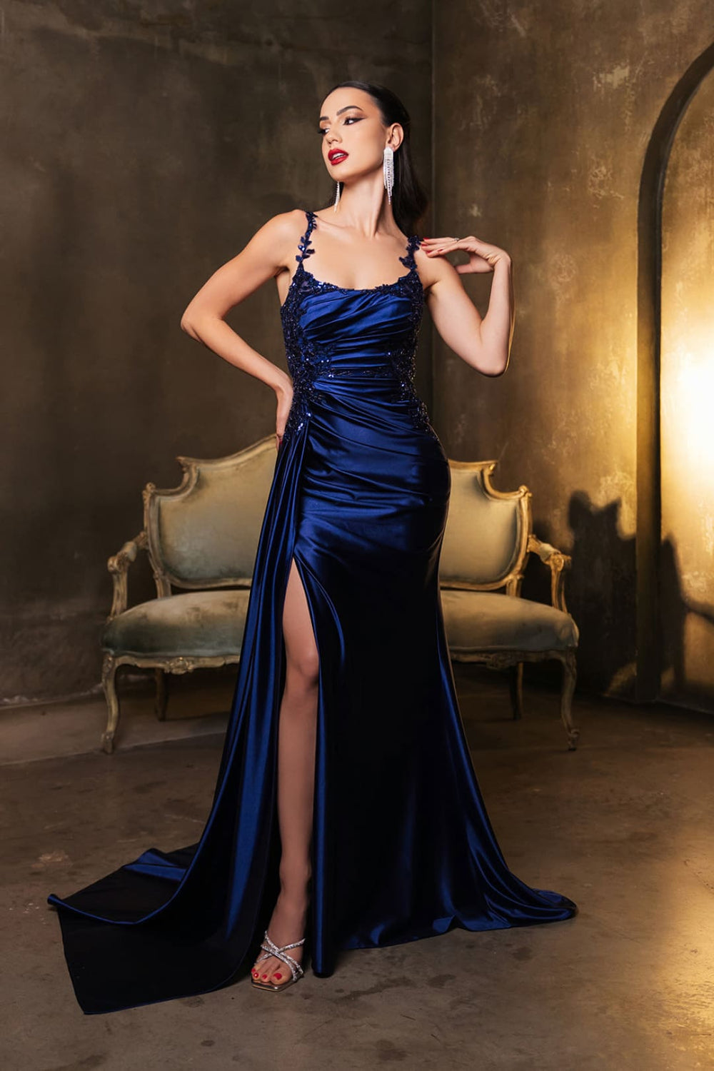 VESTIDO LARGO FIORELLA