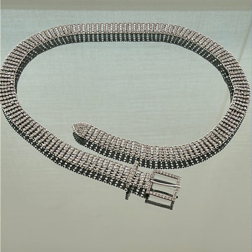 CINTURÓN EVILLA CIN7 PLATEADO