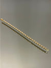 PULSERA DE FIESTA OVAL DORADA