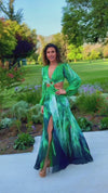 VESTIDO DE FIESTA LARGO L512300 VERDE