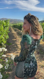 VESTIDO CORTO C2066 VERDE