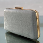 CARTERA LOOK MARMOL JY003 PLATEADA