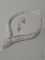CONJUNTO  ARO Y COLLAR CJ12PL PLATEADO