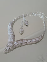 CONJUNTO  ARO Y COLLAR CJ12PL PLATEADO