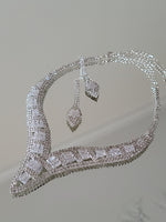 CONJUNTO  ARO Y COLLAR CJ12PL PLATEADO