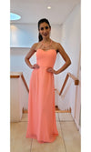 VESTIDO LARGO L626 CORAL