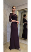 VESTIDO LARGO LM188 MORADO