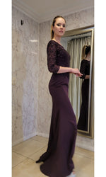 VESTIDO LARGO LM188 MORADO