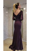 VESTIDO LARGO LM188 MORADO