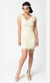 VESTIDO CORTO C212448 BLANCO